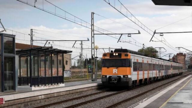 Imatge de l'estació de Rodalies a Figueres