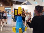 Els alumnes de l’institut Cap Norfeu presenten ‘Donart, de la pintura al volum’