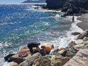 El Consorci d’Aigües Costa Brava Girona realitza la reparació d’una fuita a l’emissari terrestre de la platja de la Gola de Llançà