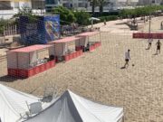 La platja de Santa Margarida acull la fase decisiva de la Primera Divisió Femenina de futbol platja