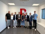 Visita del president Miquel Noguer a les instal·lacions de Càrniques Reixach a Hostalric