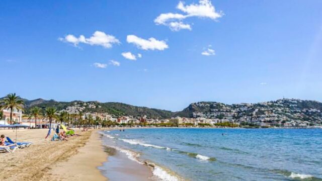 Imatge de la platja Nova (Roses)